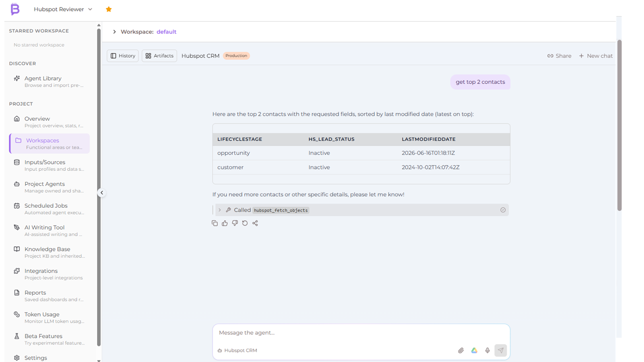 Brazenly listing HubSpot contacts with personal data automatically withheld.